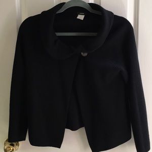 J Crew 1 Button Merino wool sweater